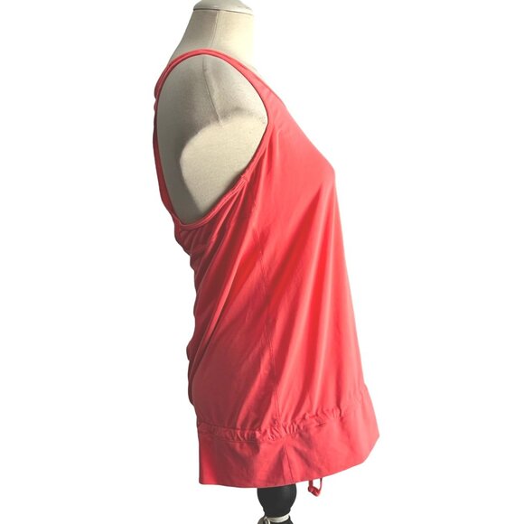 Gap Fit Hot Pink Racerback Workout Top Sz Medium Womens - Picture 5 of 10